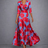 CALLA | Sculpting Floral Maxi Kleid für elegante Selbstsicherheit