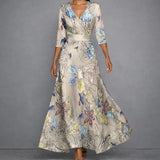 CALLA | Sculpting Floral Maxi Kleid für elegante Selbstsicherheit