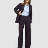 Damen Avira Hose Weit Bordeaux Beere