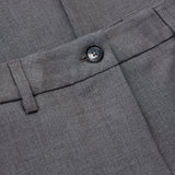Essential Hose Weit Dunkel Grau Melange