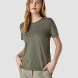 Supima Autograph T-Shirt Dunkeloliv