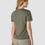 Supima Autograph T-Shirt Dunkeloliv