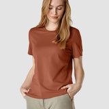 Supima T-Shirt Weiß Terracotta