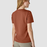 Supima T-Shirt Weiß Terracotta