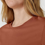 Supima T-Shirt Weiß Terracotta