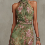 Elegantes Sommerkleid mit Blumenmuster