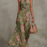 Elegantes Sommerkleid mit Blumenmuster