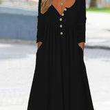 ZARA | MIDI-KLEID MIT KNÖPFEN VORN