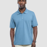 Aktives Poloshirt Blau Gezeiten