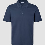 Aktives Poloshirt Dunkelmarineblau