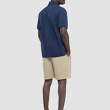 Aktives Poloshirt Dunkelmarineblau