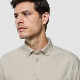 Allover-Day Oxford-Hemd Beige