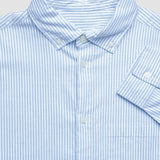 Allover-Day Oxford-Hemd hellblau gestreift