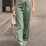 Joleen - Damen Freizeitpants mit Kordelzug und elastischem Bund