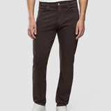 Klassische 5-Pocket-Hose Slim Dunkelbraun