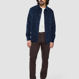 Klassische 5-Pocket-Hose Slim Dunkelbraun