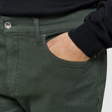 Klassische 5-Pocket-Hose Slim Grün