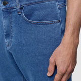 Klassische Jeans Regular Hellblau