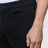 Klassische Regular-Fit-Jeans in Schwarz