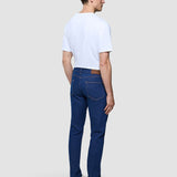Klassische Slim-Fit-Jeans in Mitternachtsblau