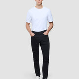 Klassische Slim-Fit-Jeans in Schwarz