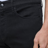 Klassische Slim-Fit-Jeans in Schwarz