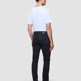 Klassische Slim-Fit-Jeans in Schwarz