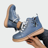 Orthopädische Leder-Ankle Boots