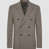 Zweireihig Zweireihig Essential Blazer Mandel