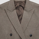 Zweireihig Zweireihig Essential Blazer Mandel