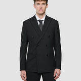 Zweireihig Zweireihig Essential Blazer Schwarz
