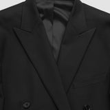 Zweireihig Zweireihig Essential Blazer Schwarz