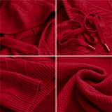Emily | Kapuzenpullover aus Zopfstrick