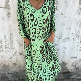 Jessa - Maxikleid Leopard