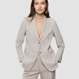 Damen Ease Blazer Vanille Melange