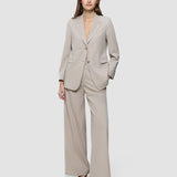 Damen Ease Blazer Vanille Melange