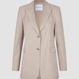 Damen Ease Blazer Vanille Melange