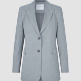 Damen Ease Blazer Stahl Melange