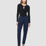 Damen-Hose Ease Tapered Blau Nights