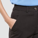 Damen Ease Hose Tapered Mokka Melange