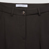 Damen Ease Hose Tapered Mokka Melange
