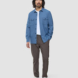Ease Overshirt Blau Mirage