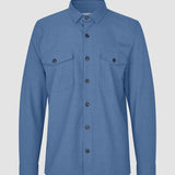 Ease Overshirt Blau Mirage