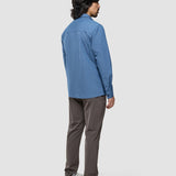 Ease Overshirt Blau Mirage