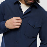 Ease Overshirt Blau Nights
