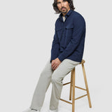 Ease Overshirt Blau Nights
