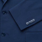 Essential Blazer Slim Marineblau Karo