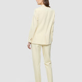 Damen-Essential-Blazer Nebelgelb