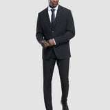 Essential Blazer Slim Schwarz