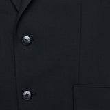 Essential Blazer Slim Schwarz